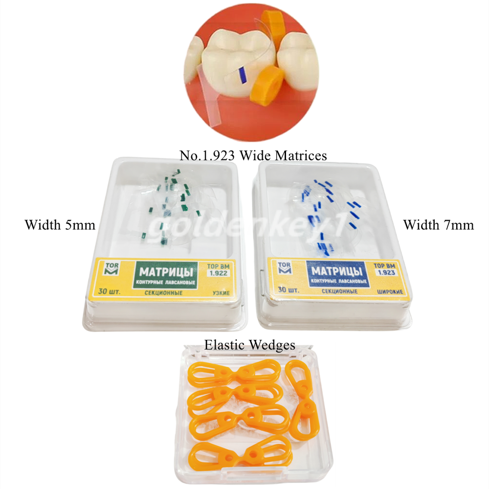 Dental Clear Matrix Transparent TOR VM Matrices Polyester Strip Width 5mm 7mm