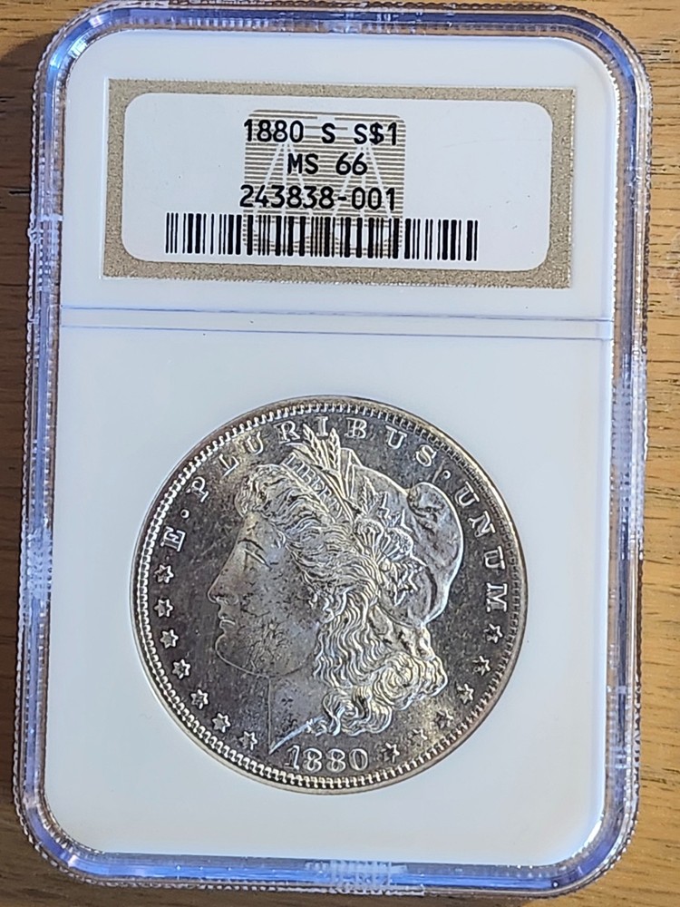 1880 S PCGS MS66 MORGAN 90% SILVER #2