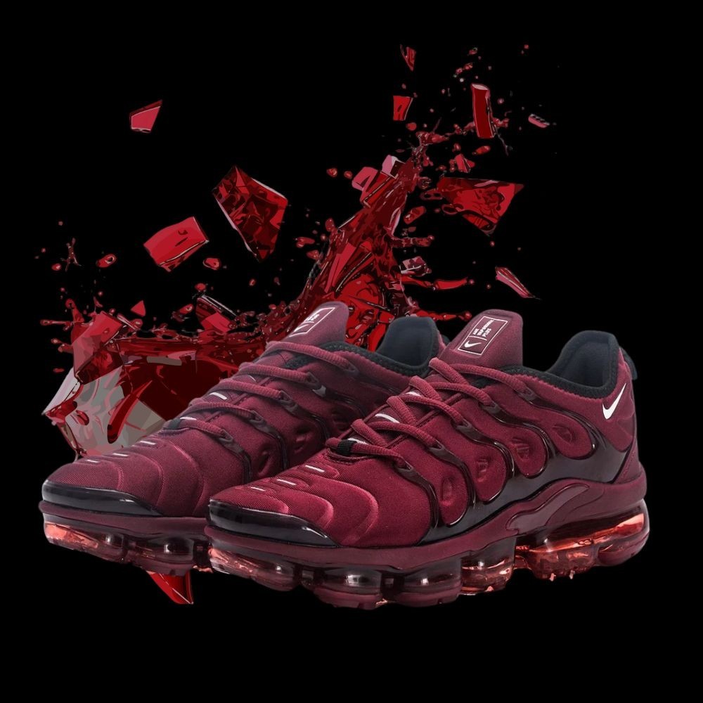 NEW MEN VaporMax PLUS TN New Ruby-Red, Size US 7-11