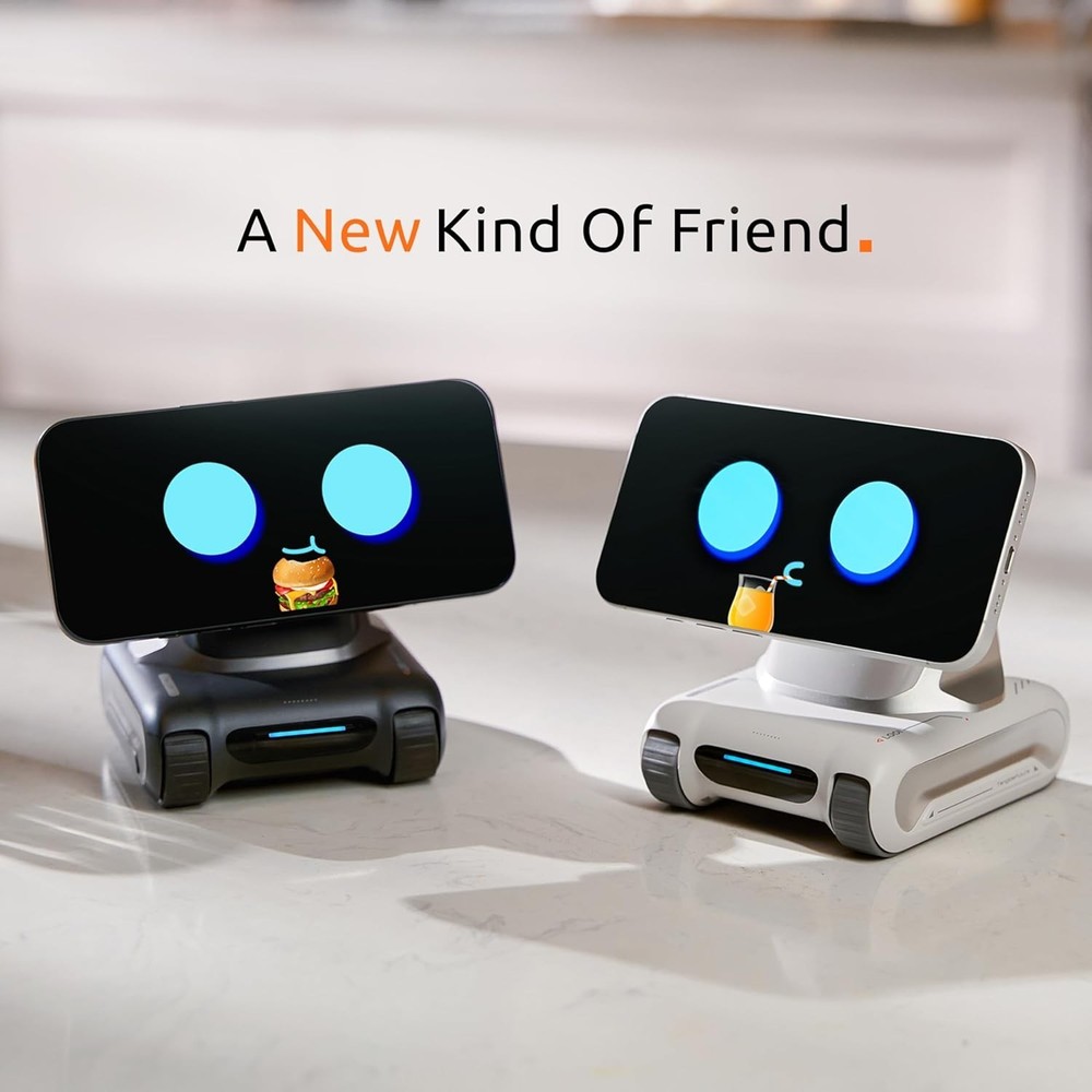 LOOI Robot-Space Black – AI Desktop Companion with Visual Understanding (Objects