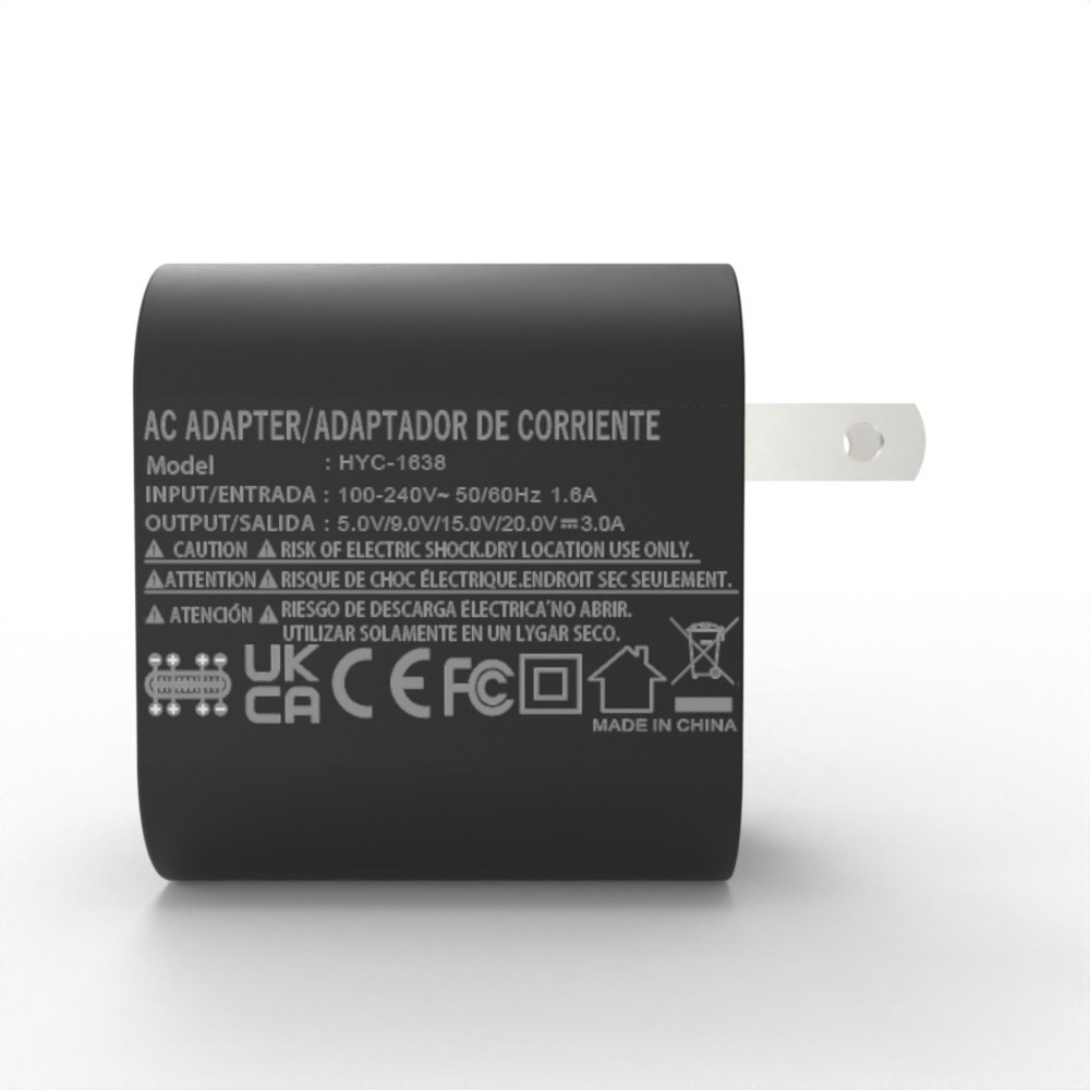 60W USB C Charger for Switch2 Ac Adapter - 20V 3.0A Fast Charging Switch 1/2