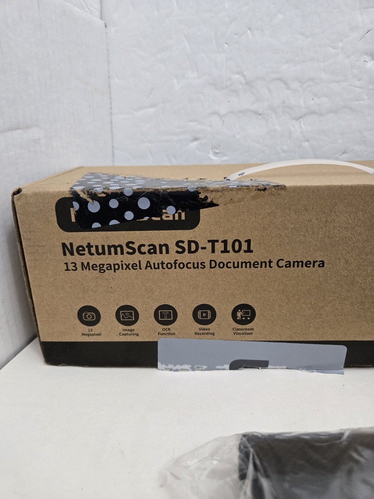 NetumScan 13MP Book Document Camera AI OCR Portable A4 Video Projector