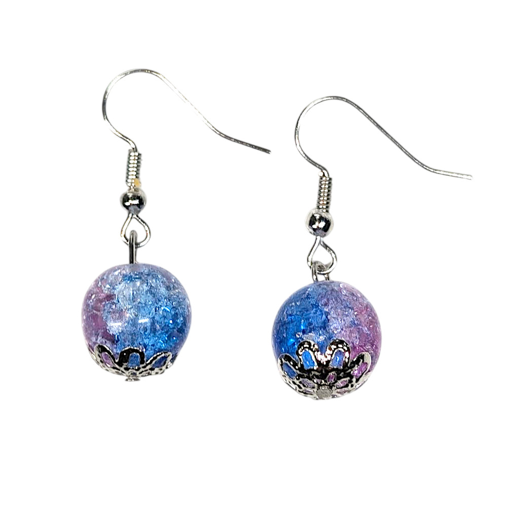 Violet Snow Earrings