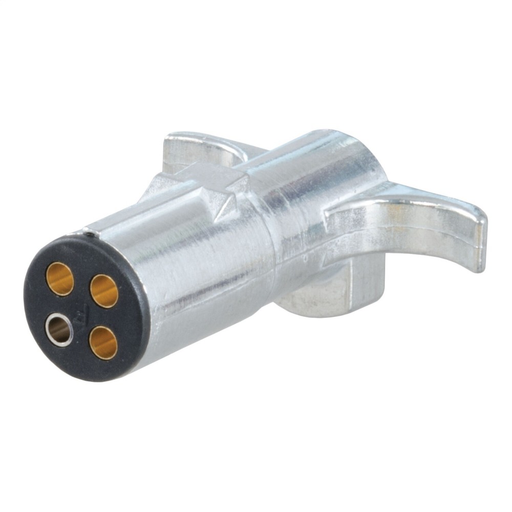 CURT 58060 4-Way Round Connector Plug (Trailer Side)