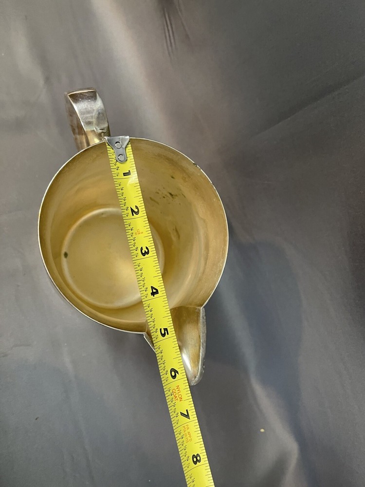 Vintage Silverplate Pitcher Academy Silver on Copper 1950s