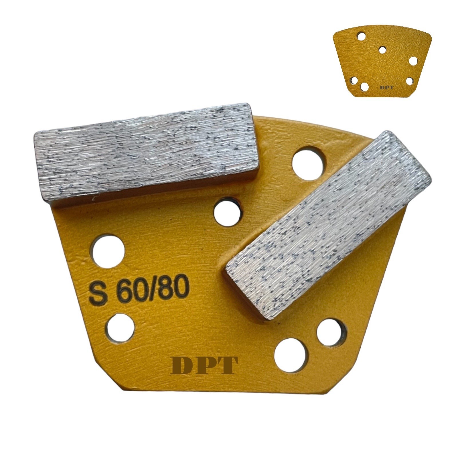 9 Pack Grinding Discs For Diamatic Sase CPS Concrete Grinders Hard Bond 60 Grit