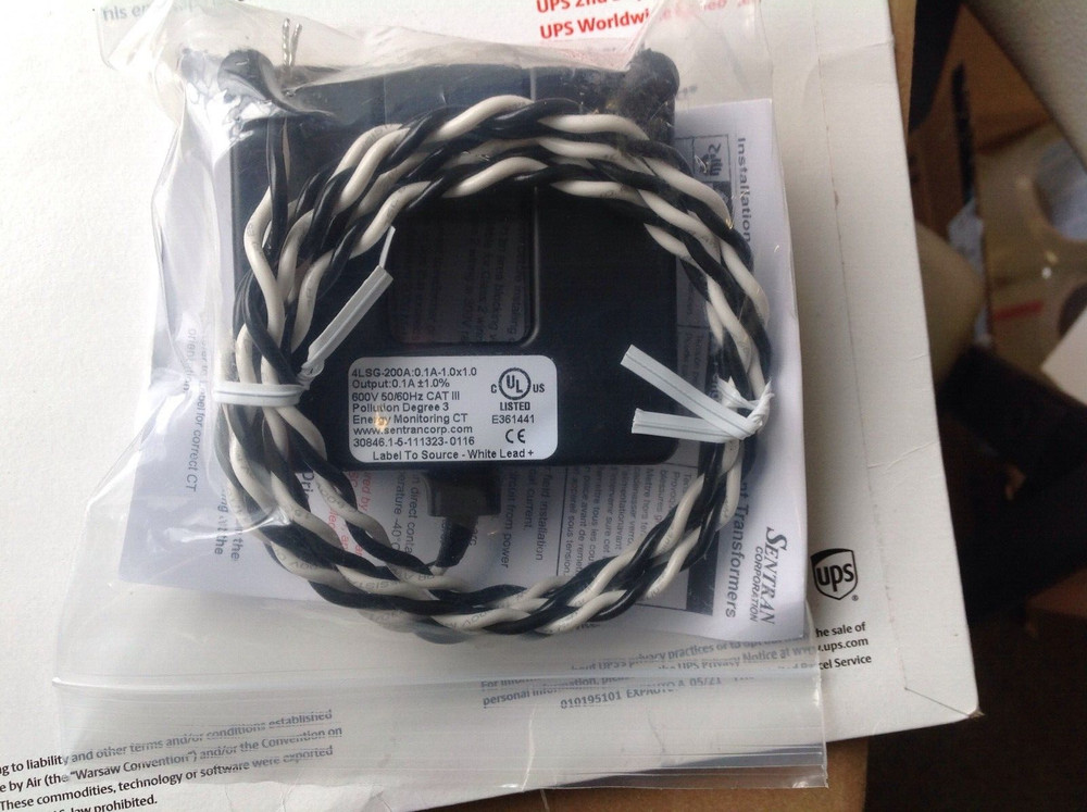 Sentran 4LSG-200A:0.1A-1.0x1.0 Split Core Miniature Current Transformers