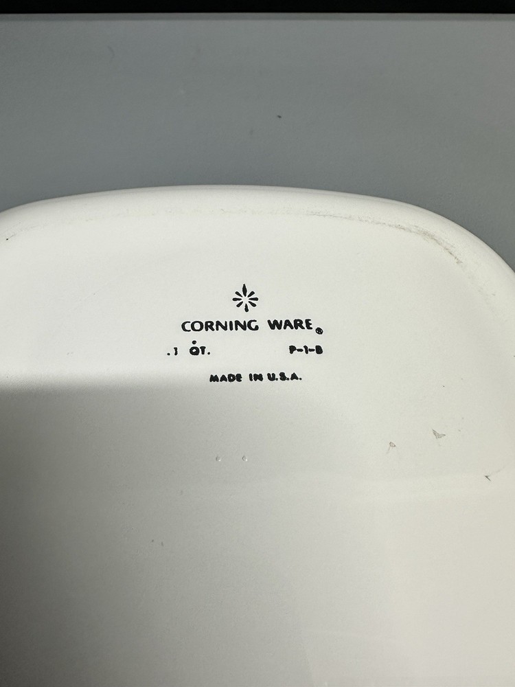 1 Qt Corning Ware Casserole Blue Cornflower