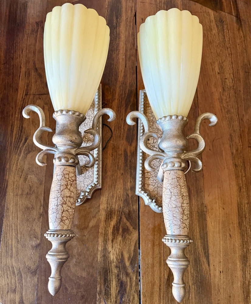 Pair Of Vintage Wall Sconces