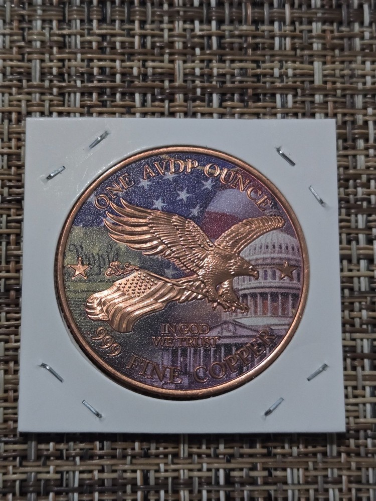 Copper Round – Colorized