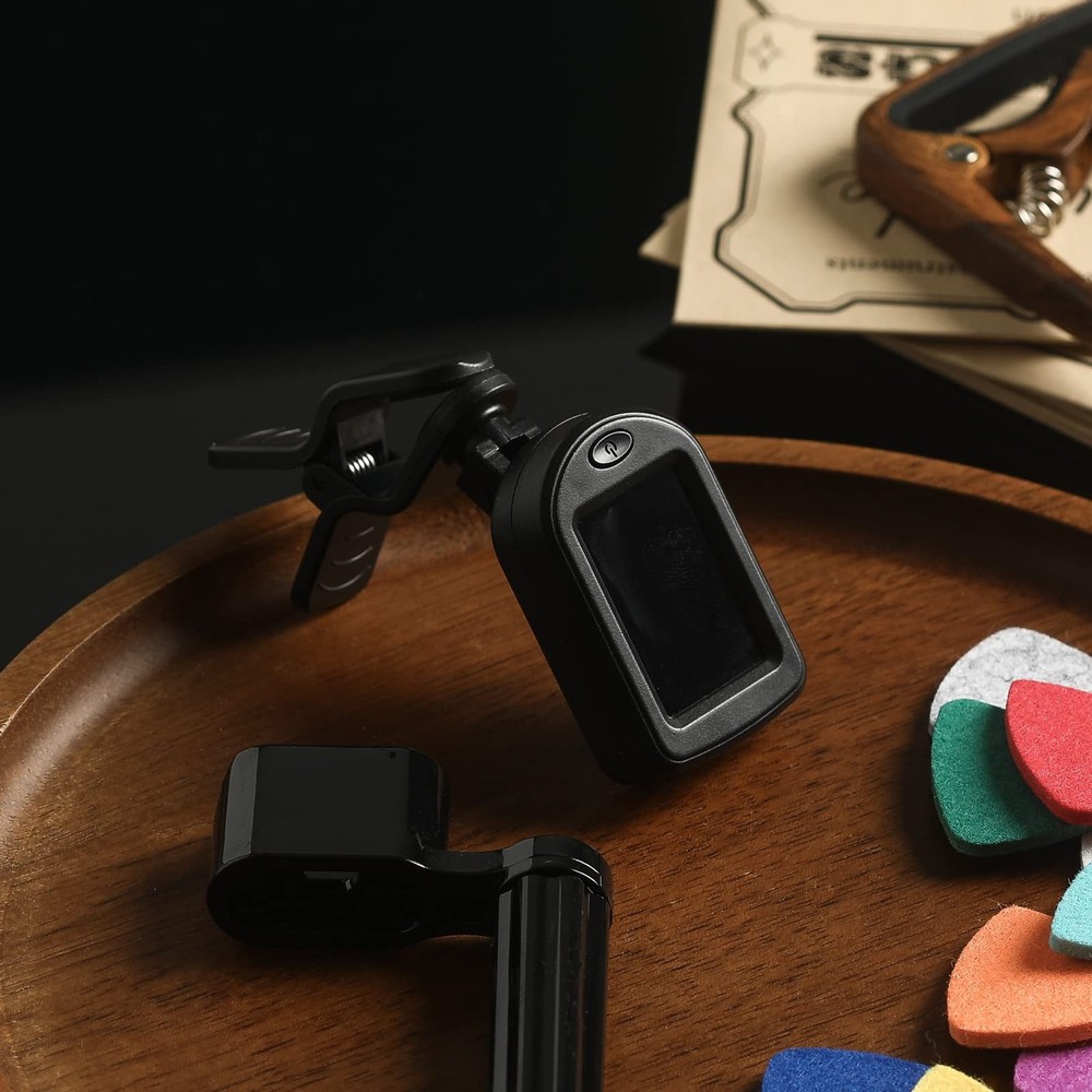 Ukulele Strings Accessories Kit, Nylon Ukulele Strings Set, Tuner, Felt Picks...