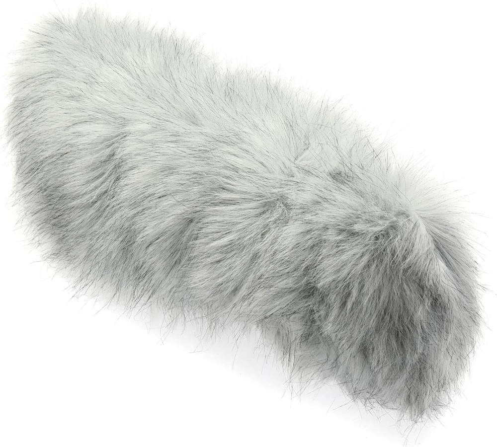 Deadwombat Artificial Fur Microphone Wind Shield for Blimp, Grey