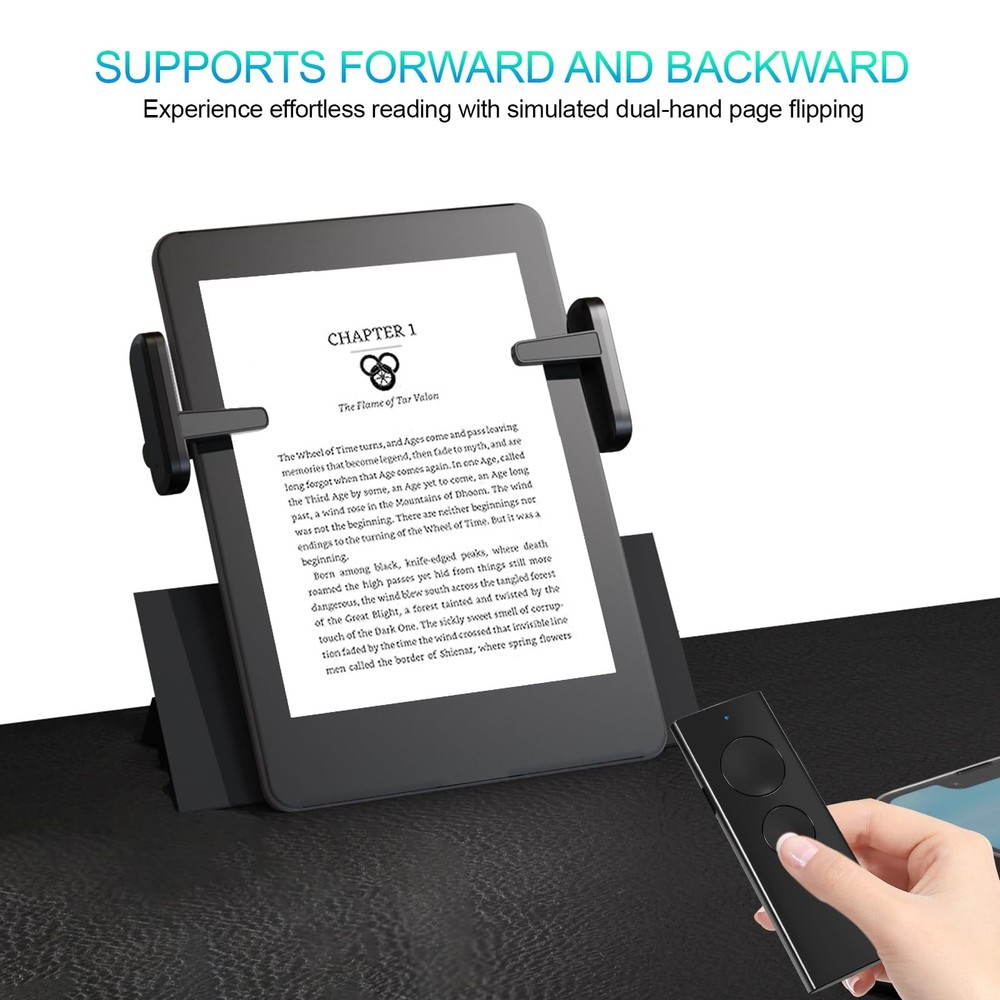 Remote Page Turner 2 Pack for Kindle, Support Forward & Backward, Compatible ...