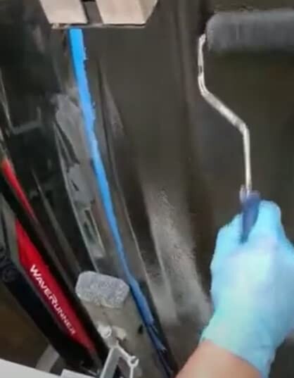 Super Slick 2000 Epoxy Bottom Coating for Airboats, Jet Ski's, Etc.: Gallon Kit