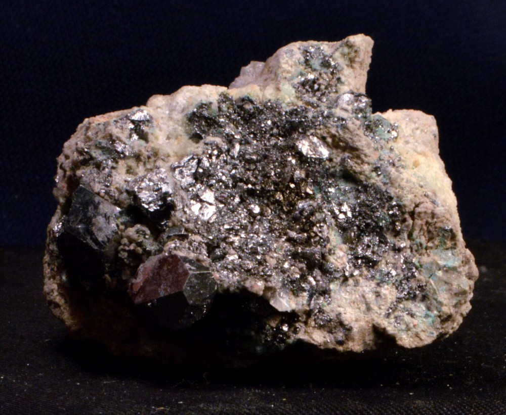 #11,078 Carrollite in matrix - Congo