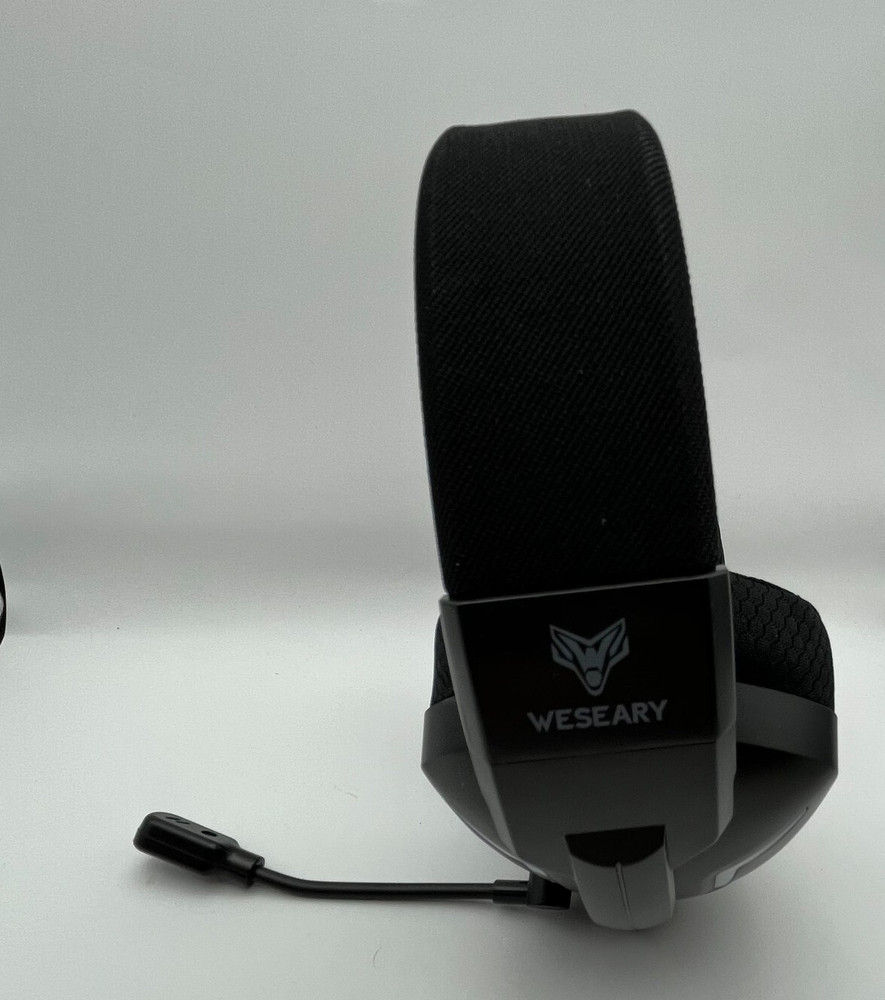 Weseary Wireless Bluetooth Gaming Headset USB Dongle Mic - No Charging Cable