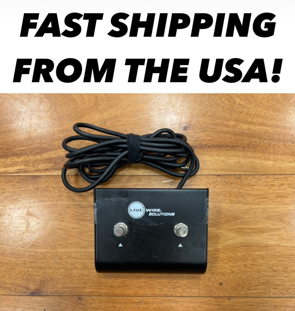 LIVEWIRE SOLUTIONS LWS22 2 BUTTON FOOT PEDAL (EPJ017758)