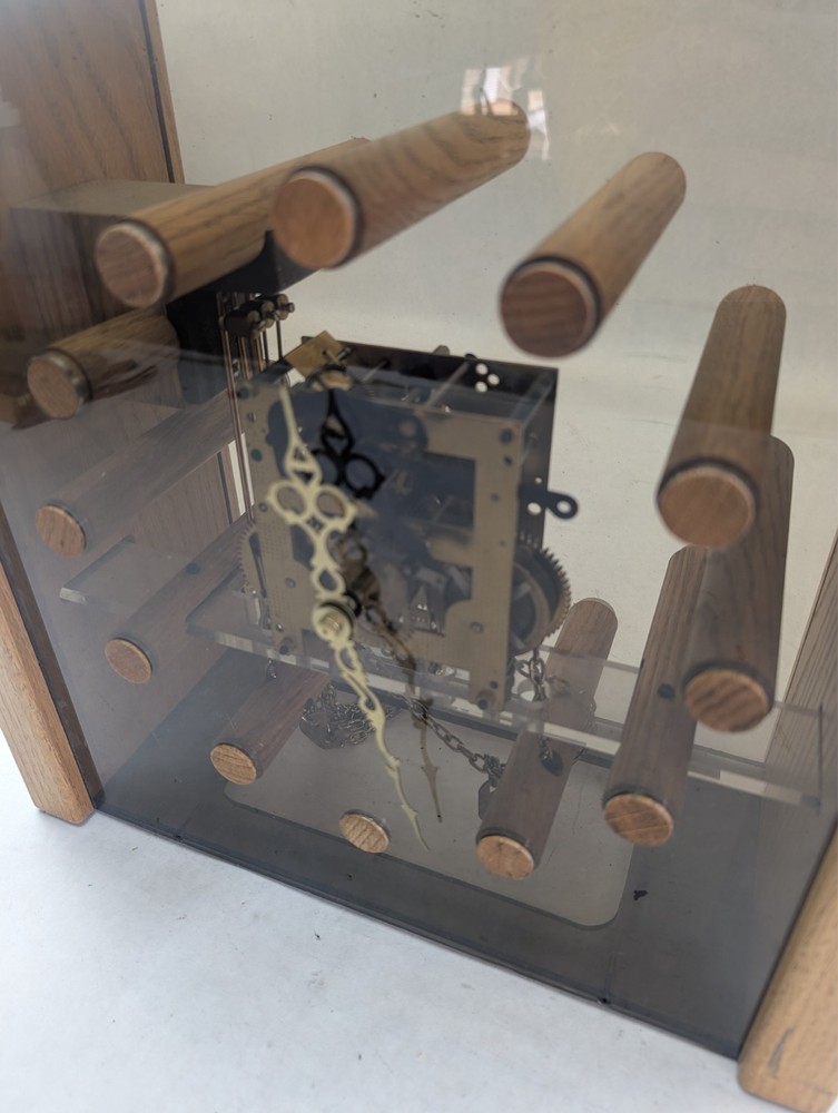 Howard Miller Translucent Wall Clock - MCM - Untested