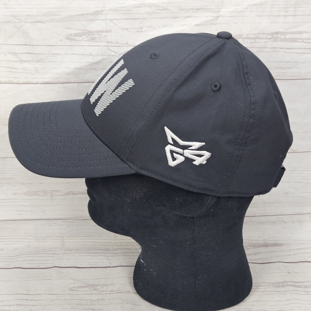 TaylorMade Authentic Raw MG4 Hi toe Black Golf Hat Adjustable Strapback