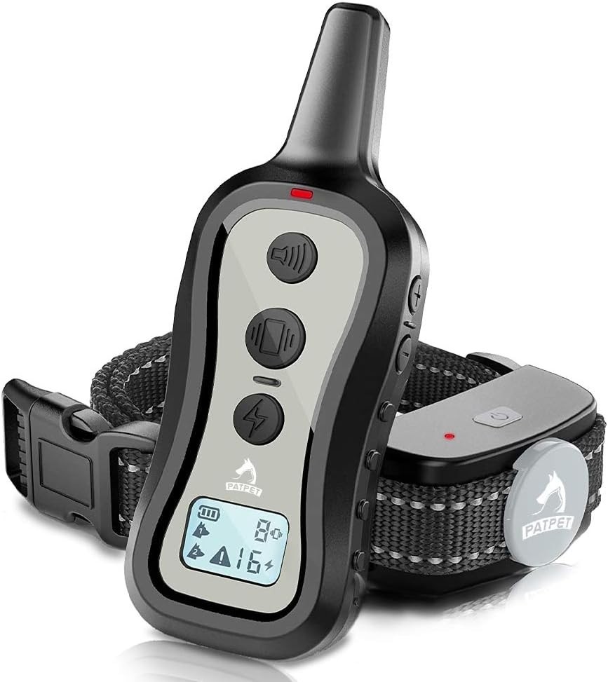 Versatile Shock Collar with Remote Control - Beep & Vibration Modes for Dogs