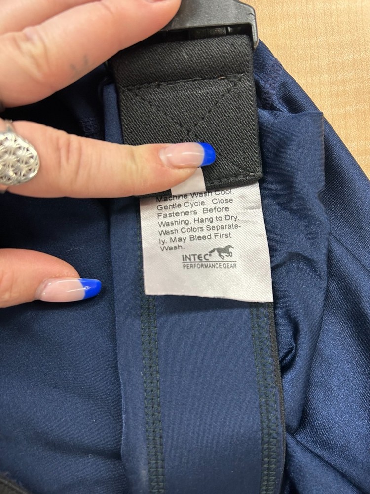 Intec Horse Performance Slinky Navy Blue Size Large