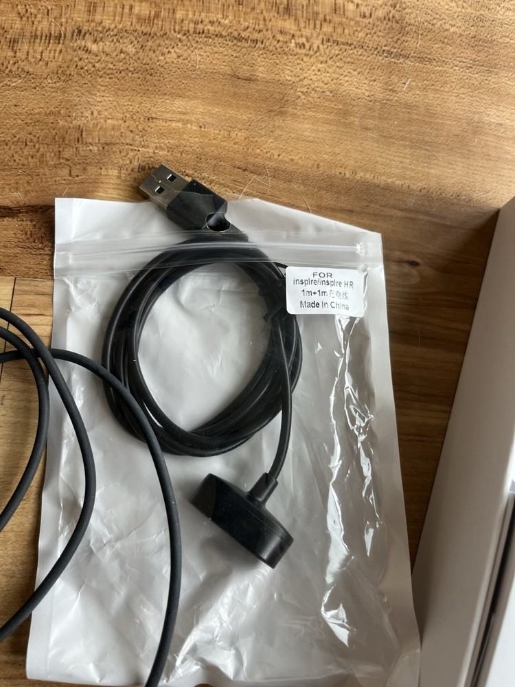 Various Fitbit accessories & Fitbit inspire 2 complete untested , bands chargers