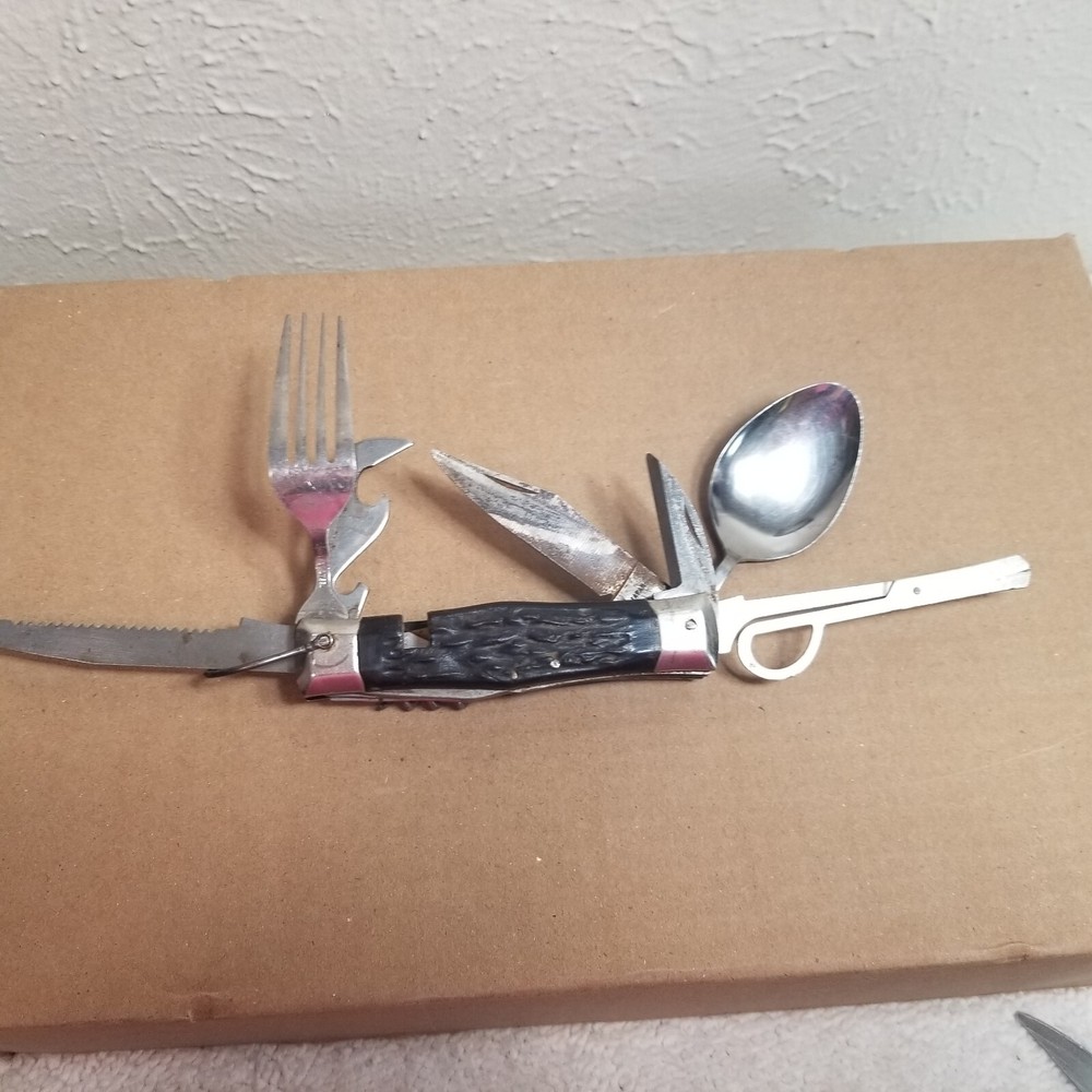 Vintage Folding Camp Utensil/Tool Set Bob Box 2