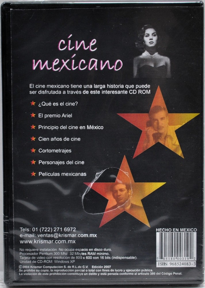 Cine Mexicano - CD-ROM - NEW - Educational - 2004