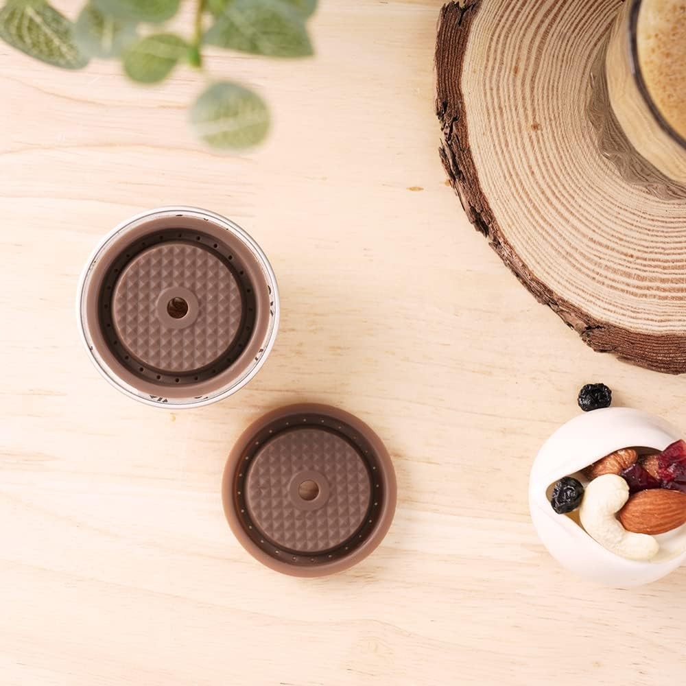 Reusable VERTUO Capsule Caps2Pcs + EMPTY Refillable VERTUOLINE Pods-80+150+230ml
