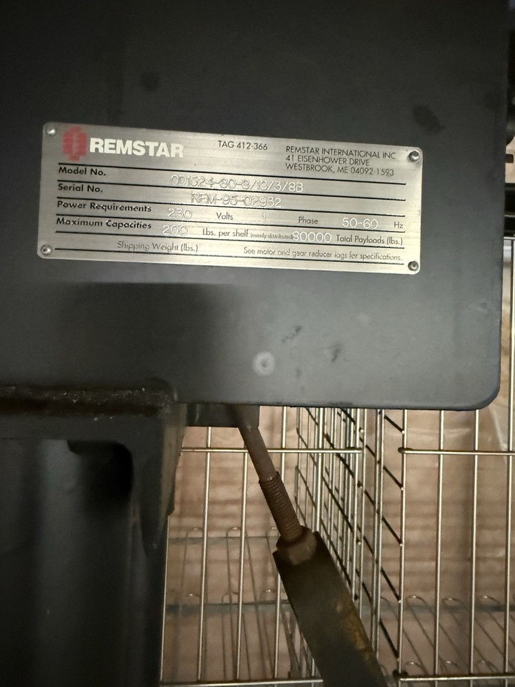 Remstar Vertical Storage Carousel OD1524-80-8/13/3/8B Wire Baskets