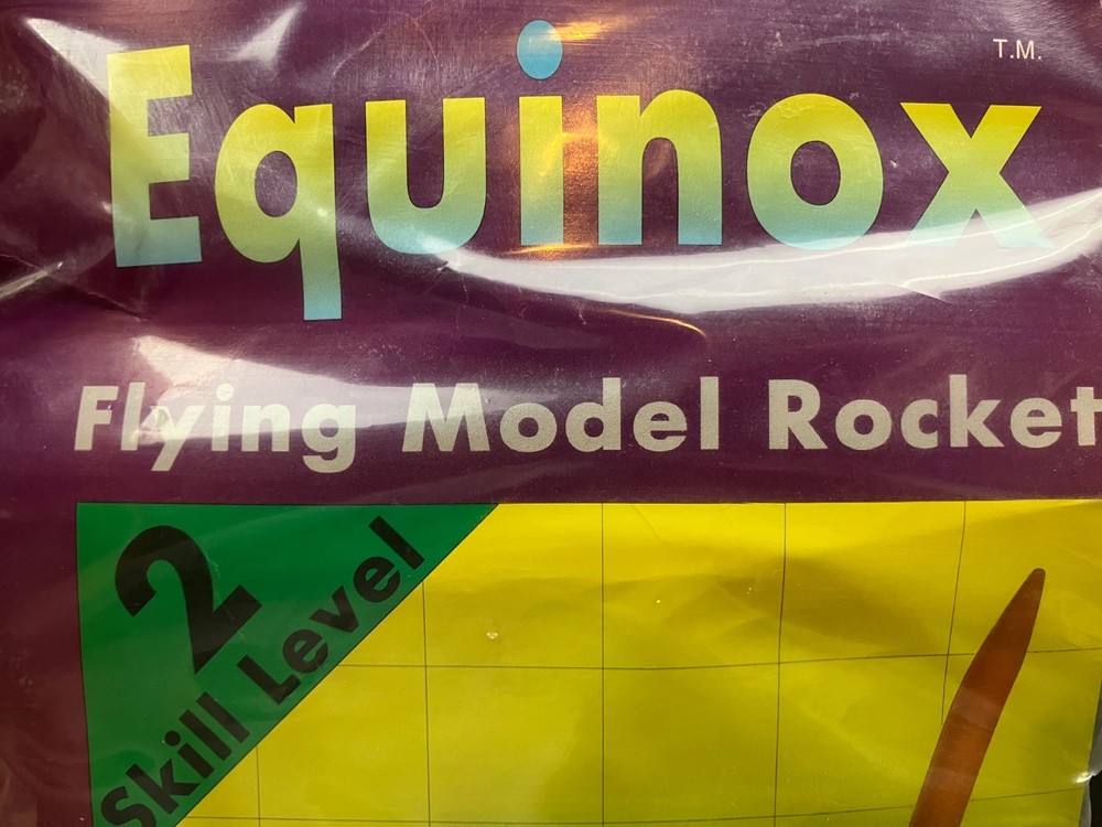 Absolutely Huge! Early Version, CUSTOM EQUINOX Flying Model Rocket Kit - Sealed