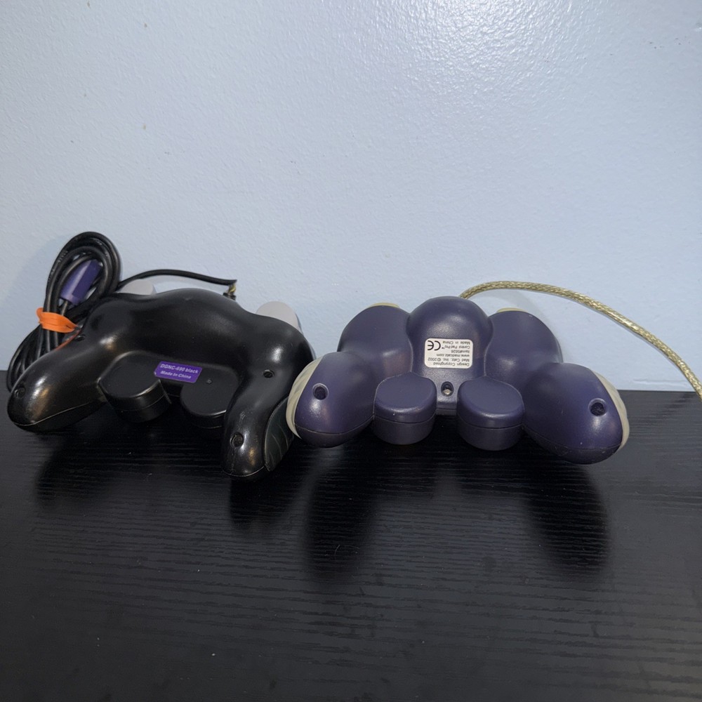 2 Nintendo Gamecube Controllers-Tested And Working Mad Catz