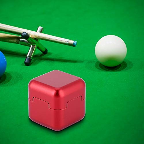 KooingTech Pool Chalk Holder, Pool Cue Chalk Holder, Red Pool Chalk Cubes,
