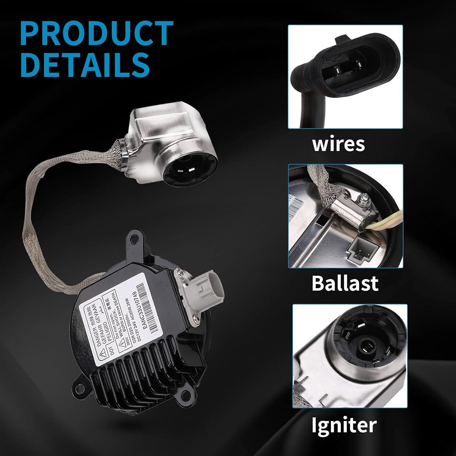 HID Xenon Headlight Ballast Control HID Igniter For Infiniti G37 G35 Coupe Sedan