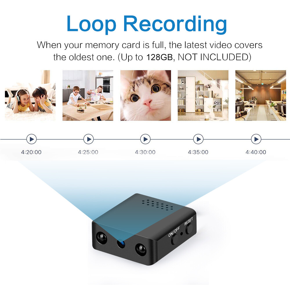 Mini Camera WiFi 1080P HD Home PIR DVR Camcorder Night Vision Home Security Cam