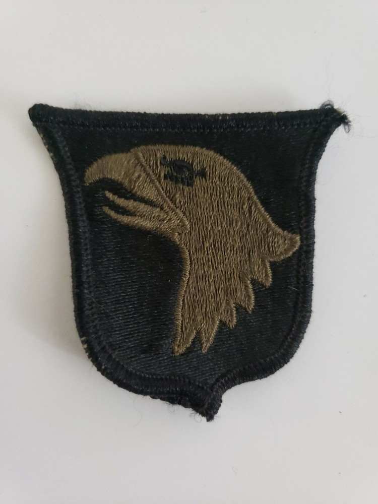 U S Army Patch - 101 Airborne Div. Subdued Sew On Patch