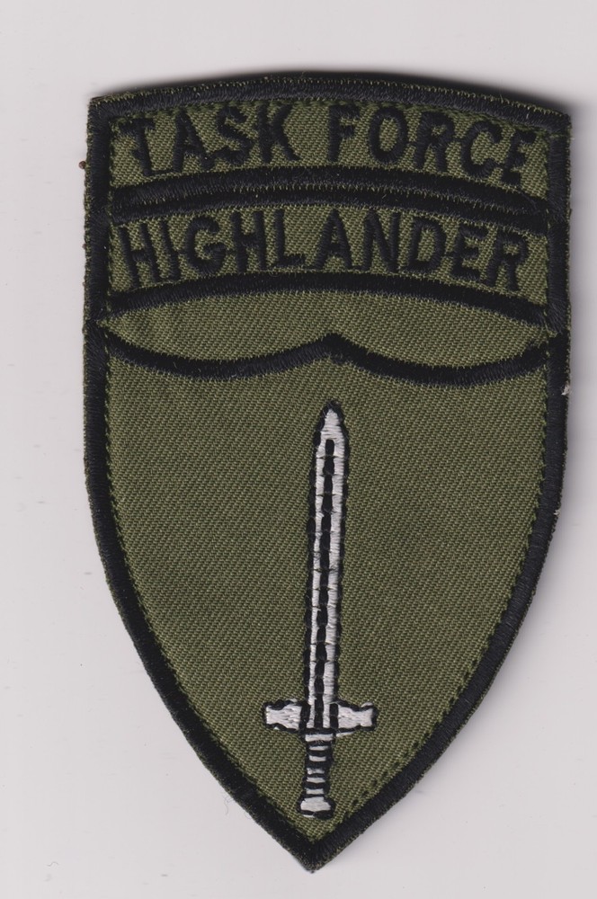Task Force Highlander US Marine Corps patch Afghanistan made