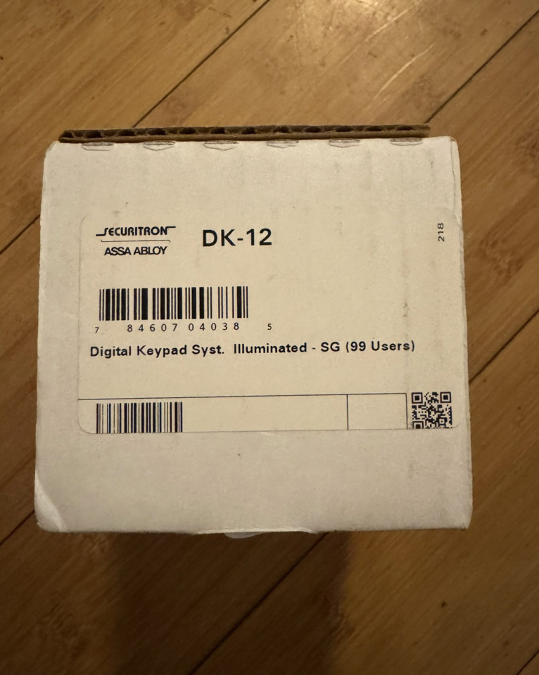 Securitron ASSA ABLOY DK-12 Securitron DK-12 Keypad Access Device System
