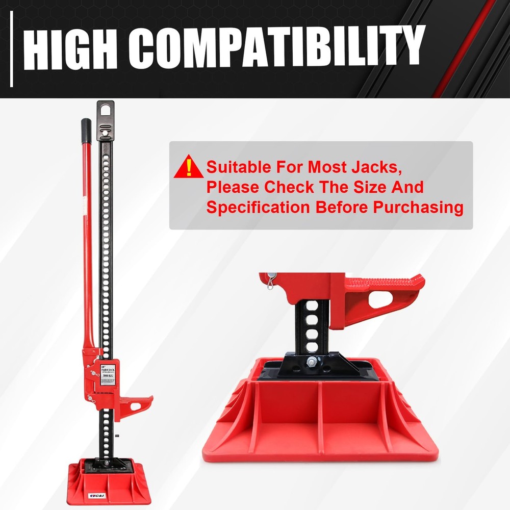 Jack Base And Handle Keeper Compatible With Hi Lift Jack Accessories Handle Bar