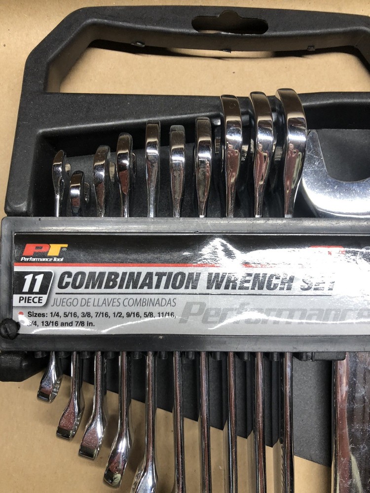 Performance Tool 11 Piece Combination Wrench Set W1061