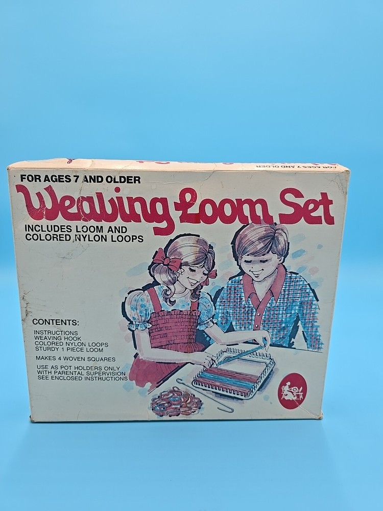 Weaving Loom Set Very Old Vintage
