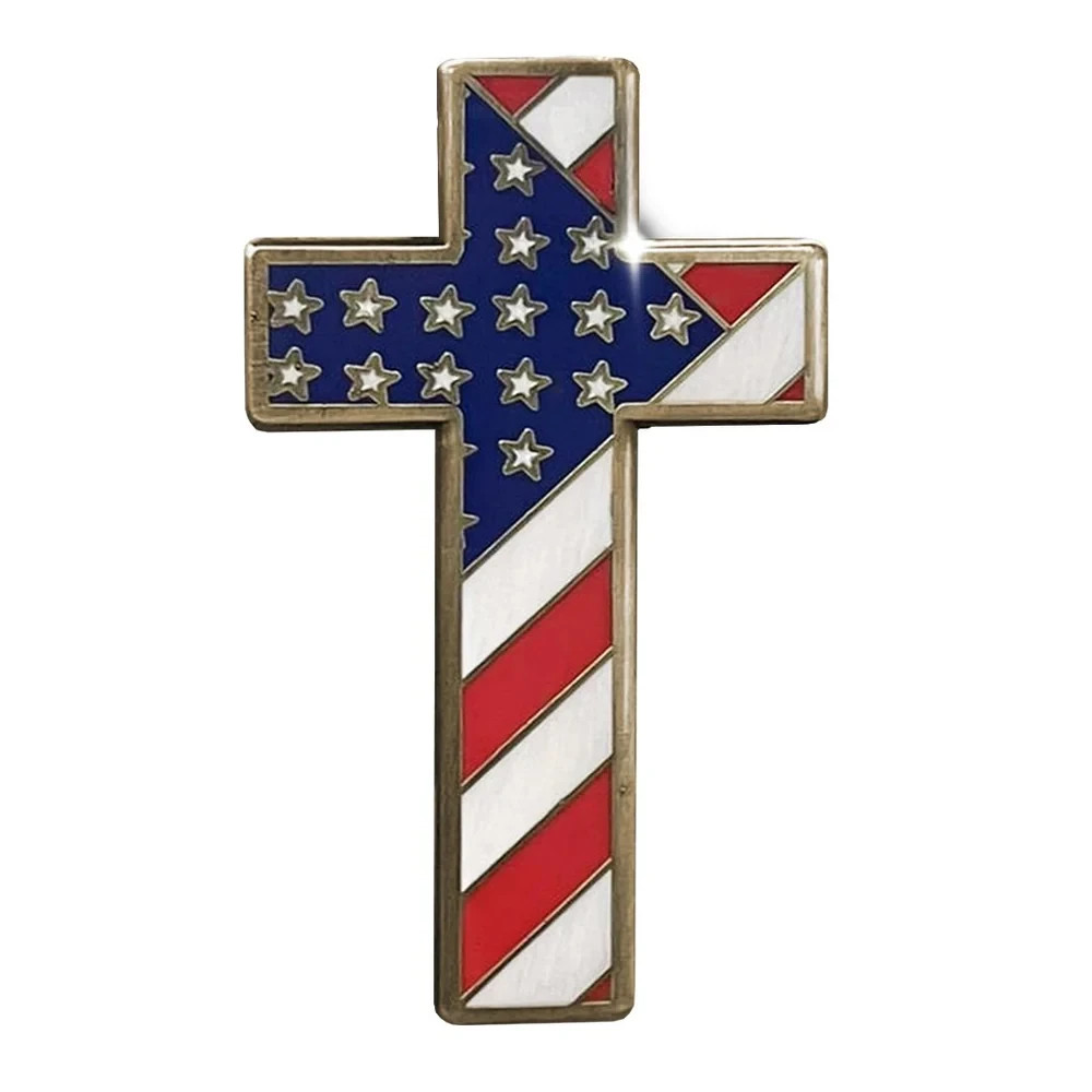 ⭐ Cross Flag Pin ⭐