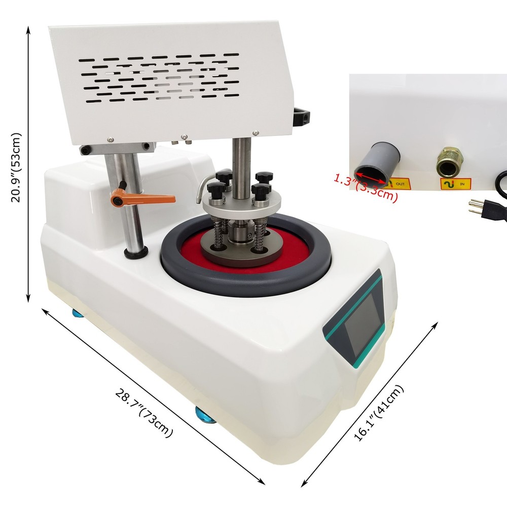 110V 1PH Single Disc Automatic Metallographic Sample Grinding Polishing Machine