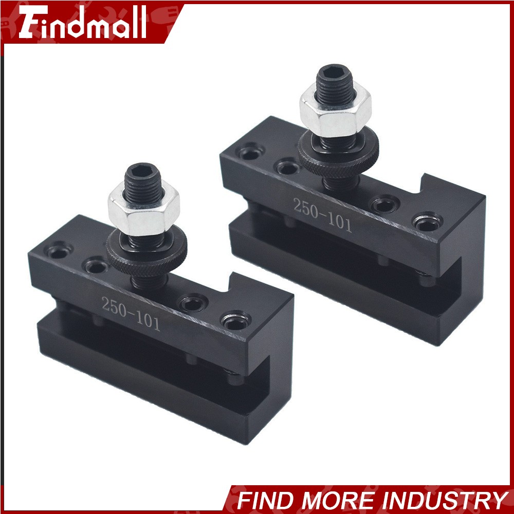 Findmall 2PCS AXA #1 Quick Change 250-101 Tool Post Turning & Facing Holder