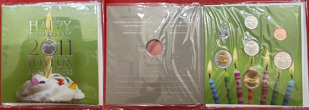 2011 Canada Birthday Set Sealed in Folder