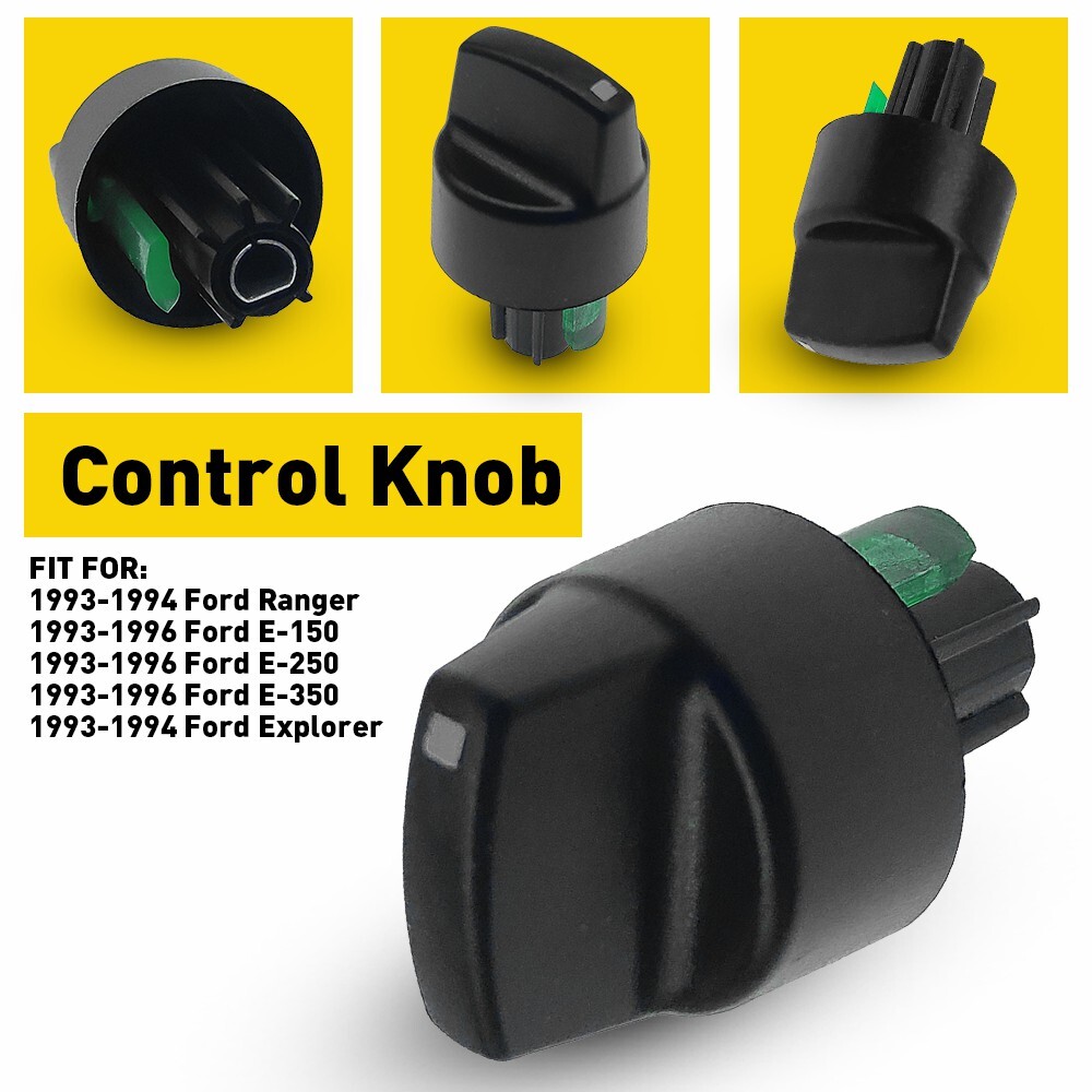 For 1993-1994 Ford Ranger &Explorer Control Knobs Heater A/C Fan Air Conditioner