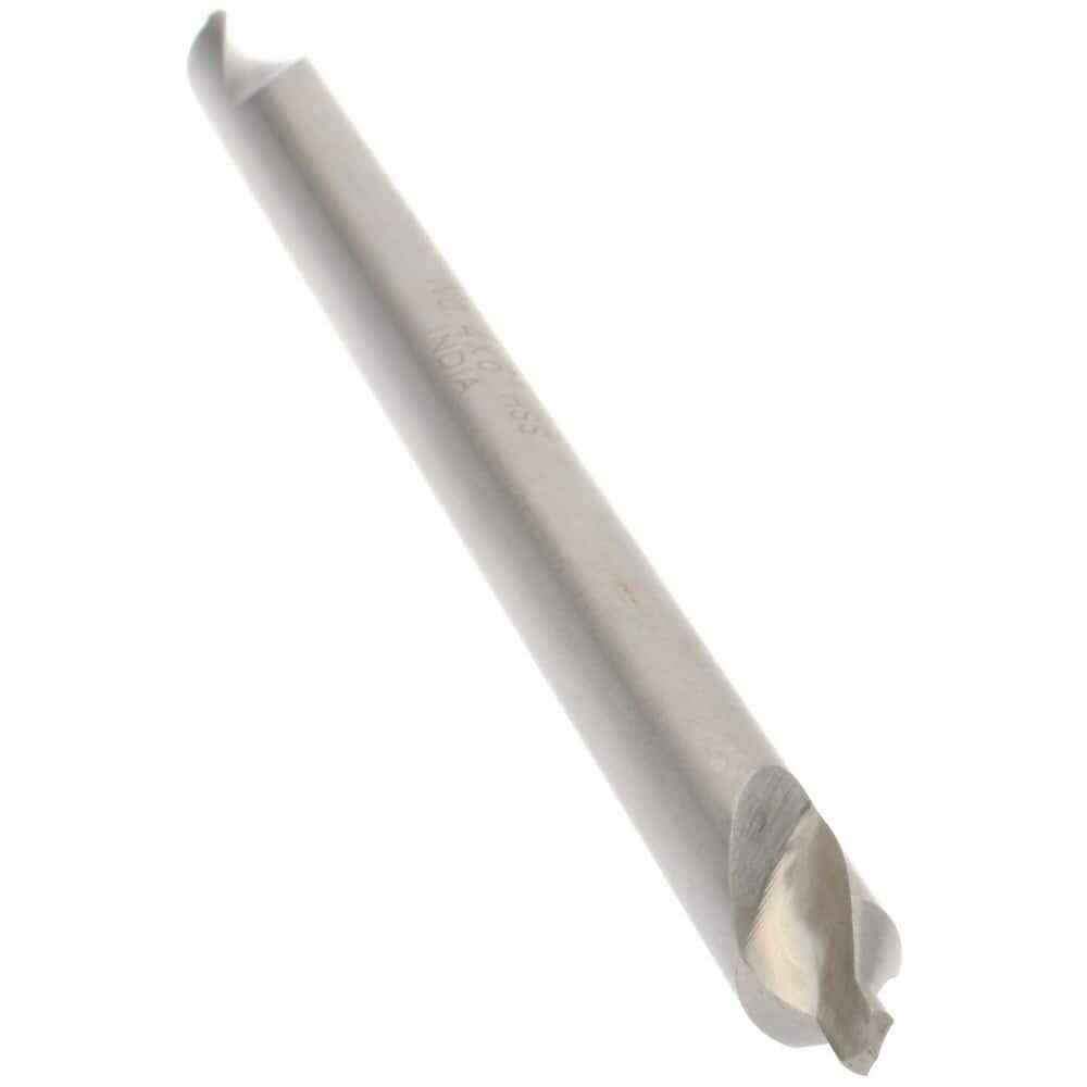 #4 Plain Cut 60° Incl Angle HSS Combo Drill & Countersink 5/16" Body Diam, 1/...