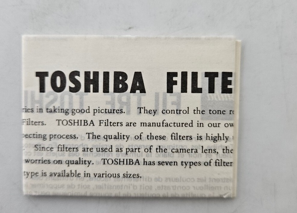 Toshiba High Quality Filter SL-1A