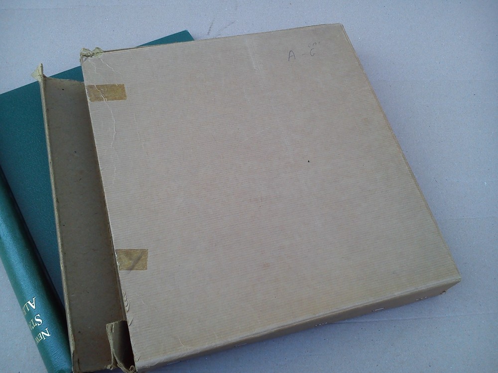 Stanley Gibbons Springback New Age Stamp Album Folder Binder Storage Green EMPTY