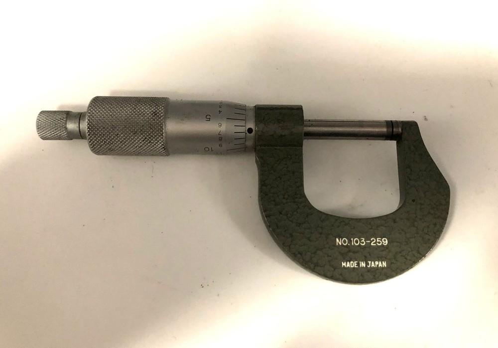 Mitutoyo Outside Micrometer – Model 103-259 0–1" Range